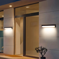Applique da esterno senza fili a LED solare rettangolare minimalista per balcone