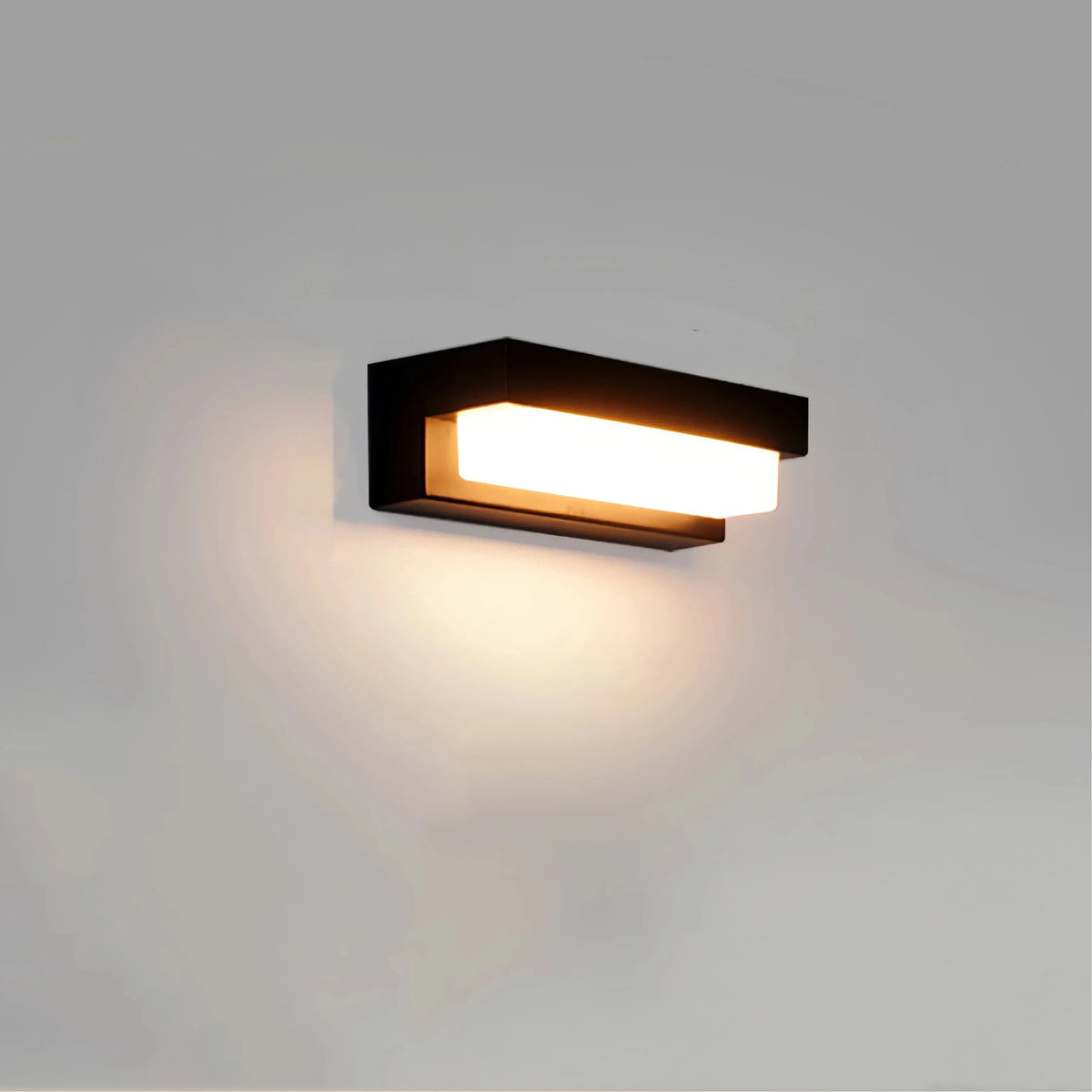 Applique da esterno senza fili a LED solare rettangolare minimalista per balcone