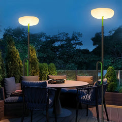 Lampada da terra per esterni senza fili e ricaricabile con LED dal design moderno
