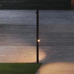 lampada da giardino a stelo LED minimal per terrazzo a forma di bambù