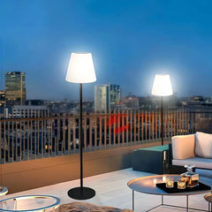 Lampada da terra per esterno ad altezza regolabile LED solare RGB telecomandato design minimal