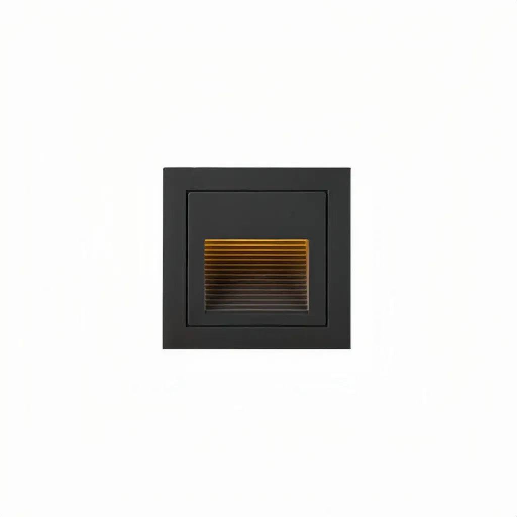 Applique da esterno a incasso LED rettangolare in metallo minimalista