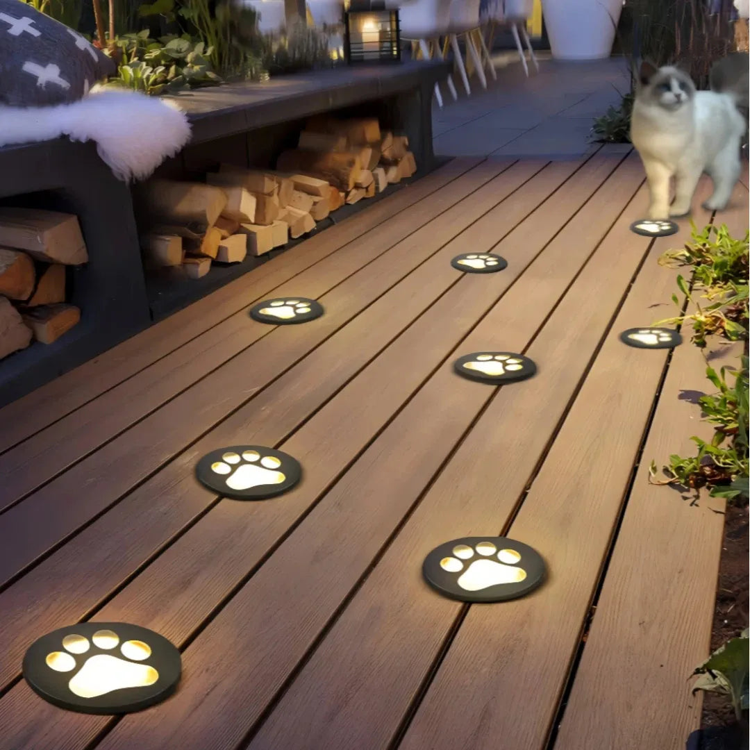 Segnapasso LED esterno calpestabile rotondo da incasso in acciaio inox nero a luce decorativa