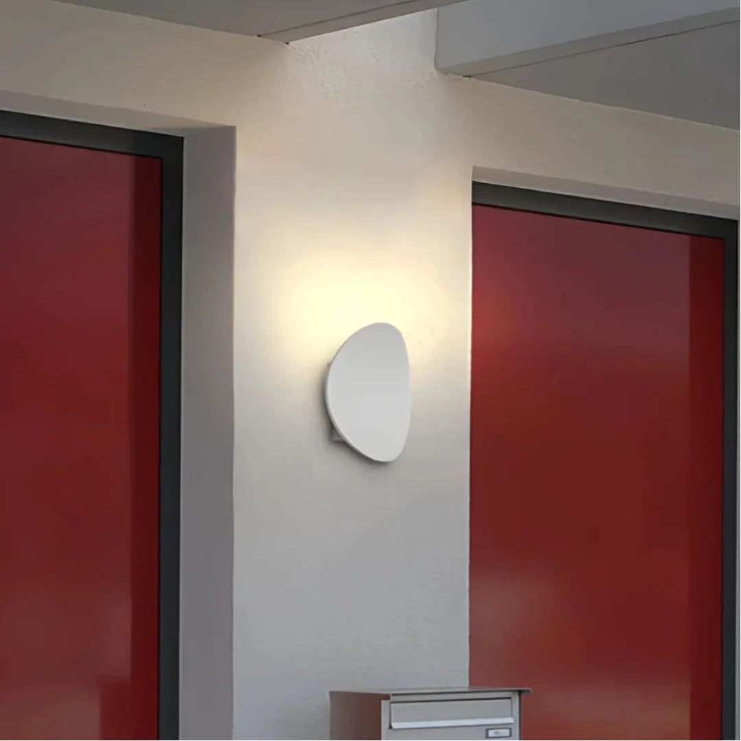 Applique LED per esterno dal design minimalista circolare per balcone