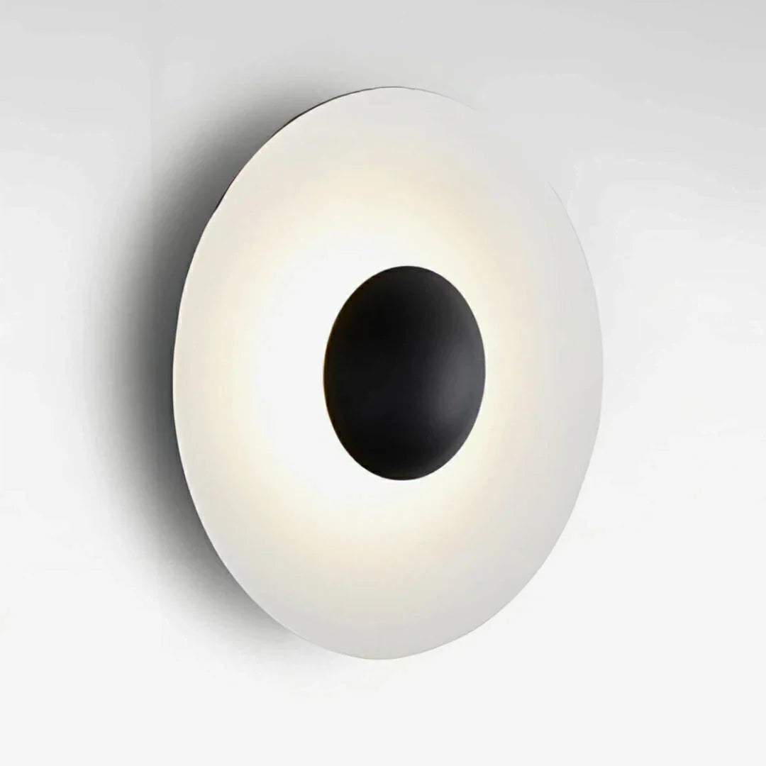 Applique da esterno tonda moderna a LED in metallo