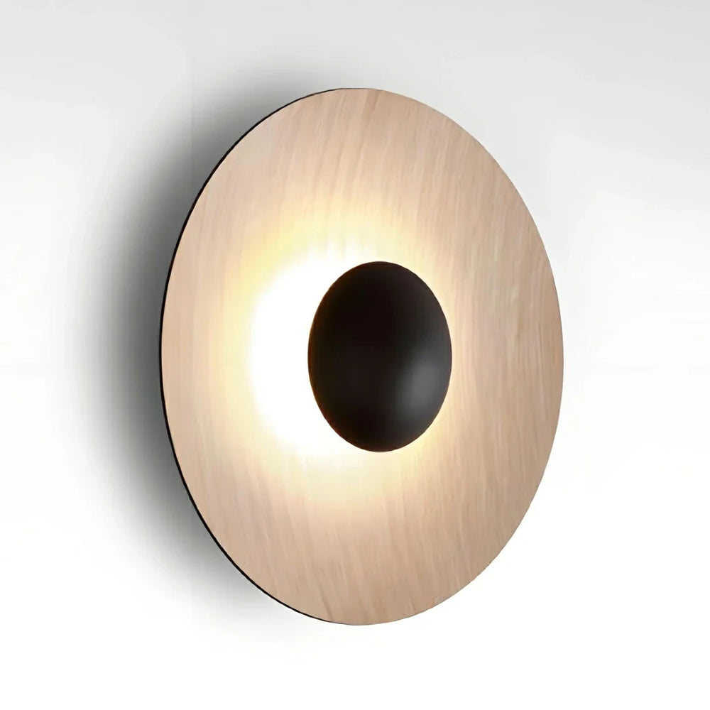 Applique da esterno tonda moderna a LED in metallo