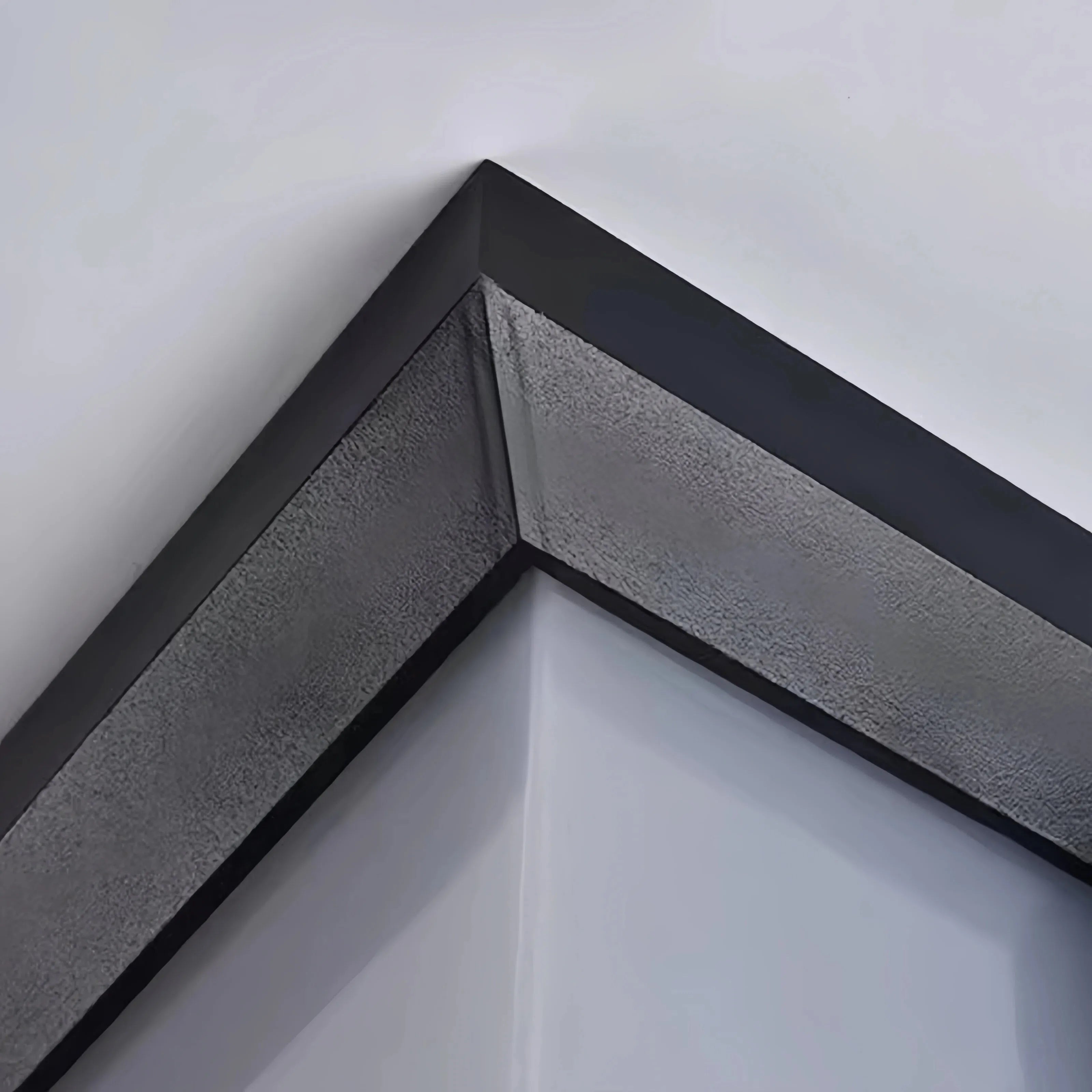 Applique da esterno con sensore di movimento LED in stile minimalista rettangolare per portico