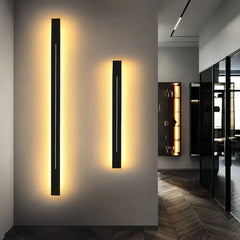 Applique LED da parete lunga dimmerabile minimal per soggiorno