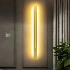 Applique LED da parete lunga dimmerabile minimal per soggiorno