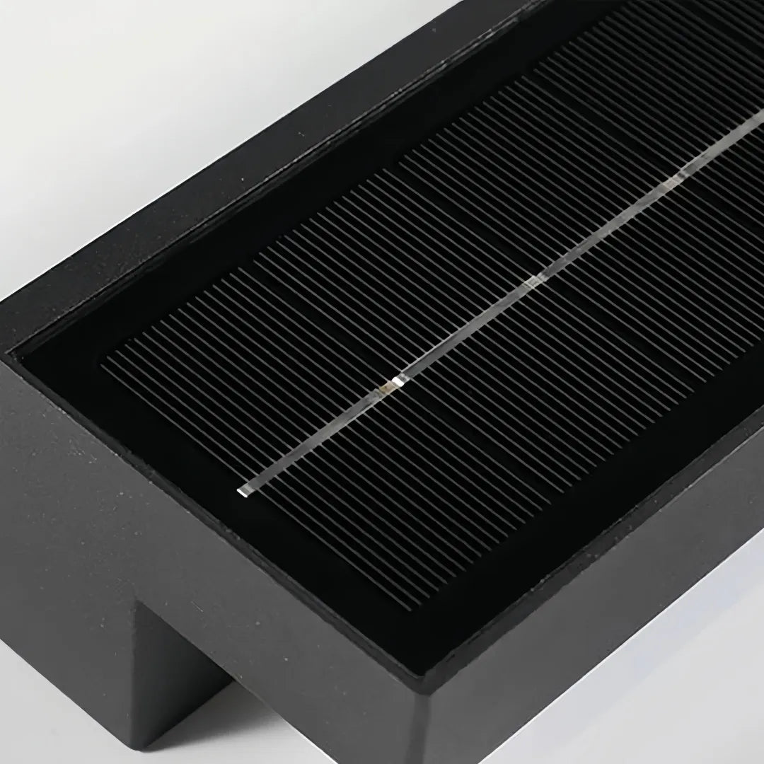 Applique da esterno senza fili solare LED con sensore di movimento rettangolare per ingresso