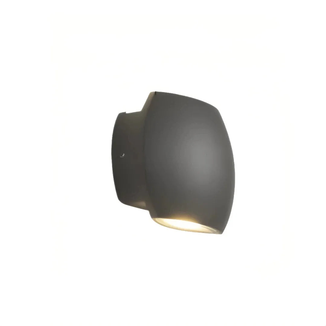 Applique bidirezionale da esterno a LED dal design moderno con finitura nera opaca per ingresso