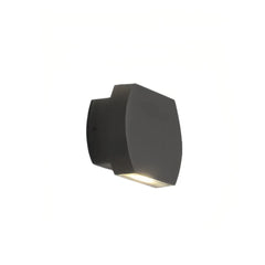 Applique bidirezionale da esterno a LED dal design moderno con finitura nera opaca per ingresso