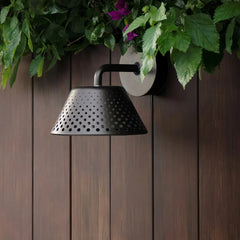 Applique per esterno moderne LED in metallo traforato IP65