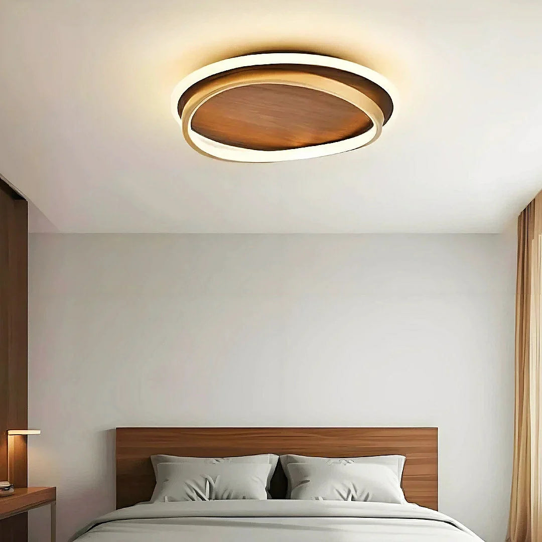Plafoniera design moderno con LED circolare dimmerabile per camera da letto