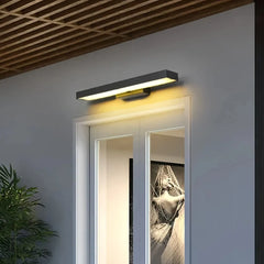 Applique da esterno con sensore di movimento LED rettangolare minimal per ingresso
