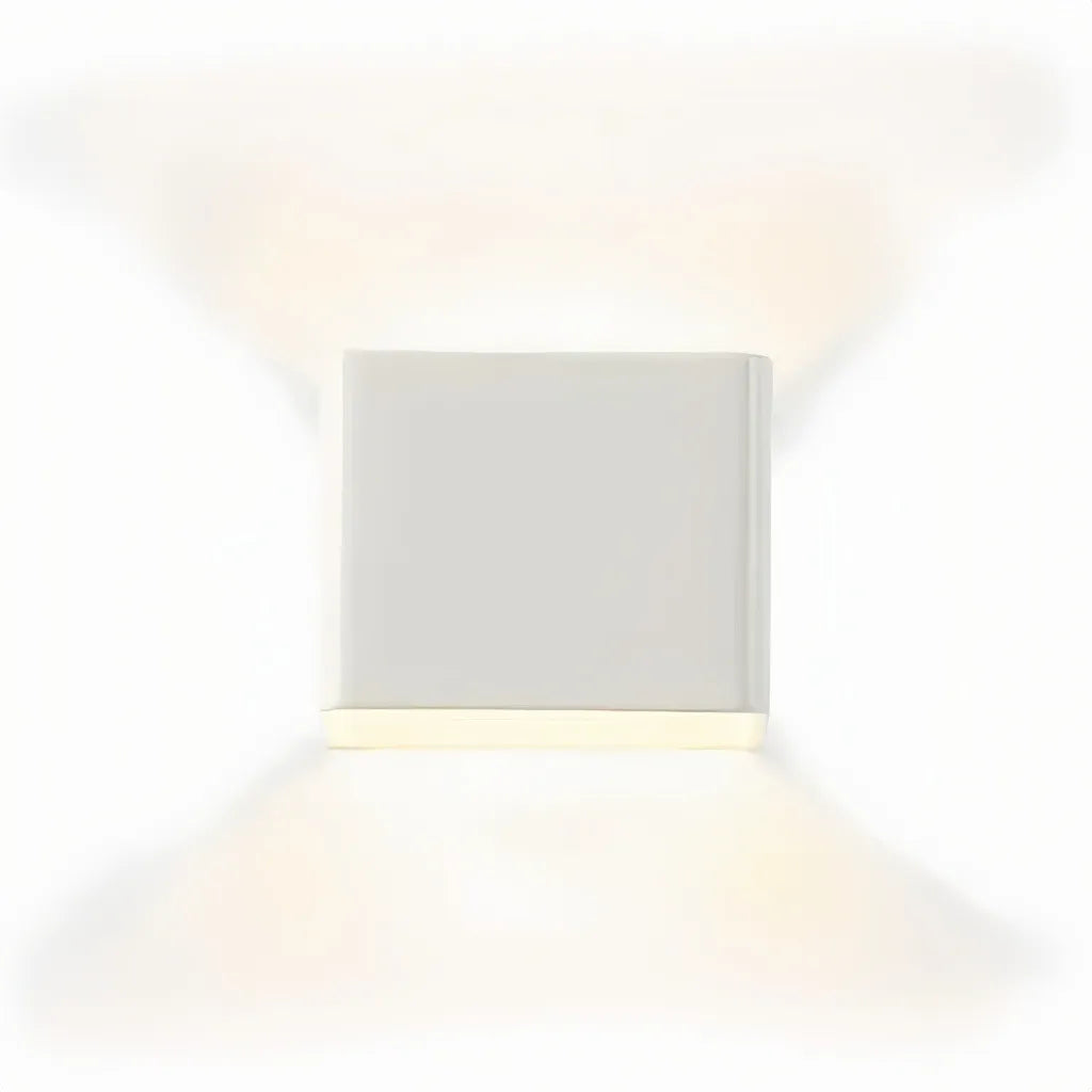 Applique da parete cubica minimalista a LED in metallo per soggiorno