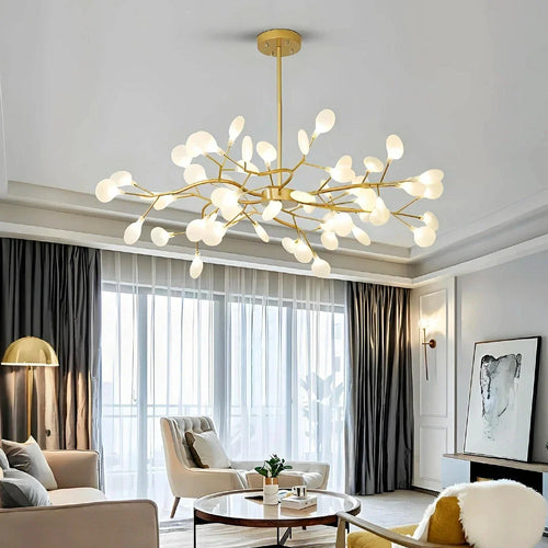 Lampadario stile Sputnik moderno LED con bracci per soggiorno