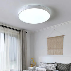 Plafoniera LED circolare dimmerabile dal design minimal per camera da letto