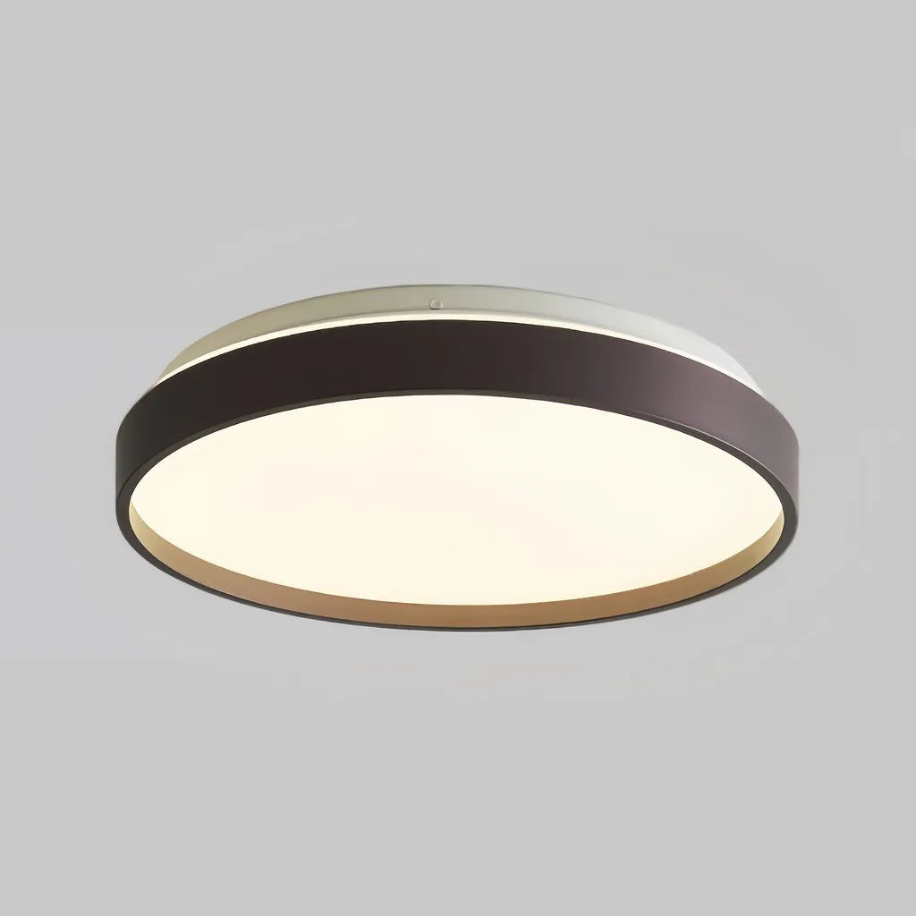 Plafoniera LED circolare dimmerabile dal design minimal per camera da letto