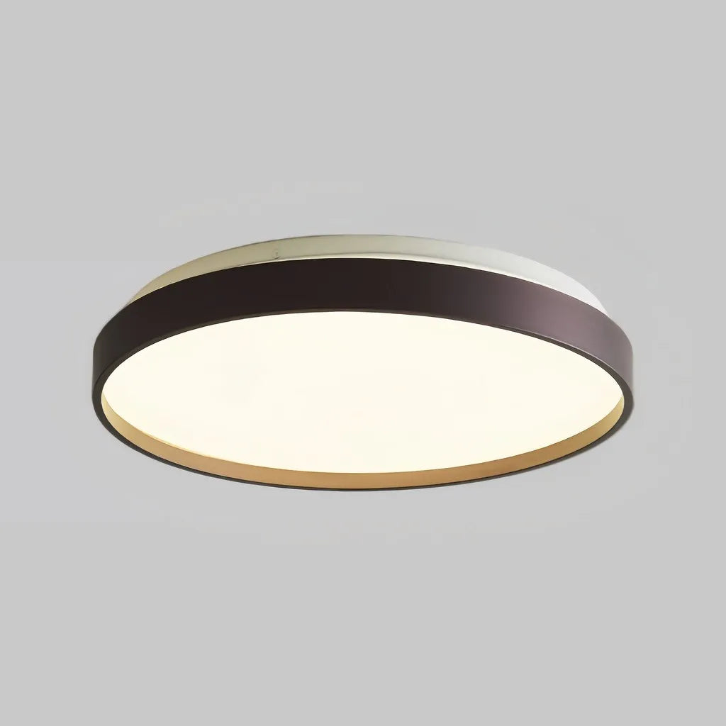 Plafoniera LED circolare dimmerabile dal design minimal per camera da letto