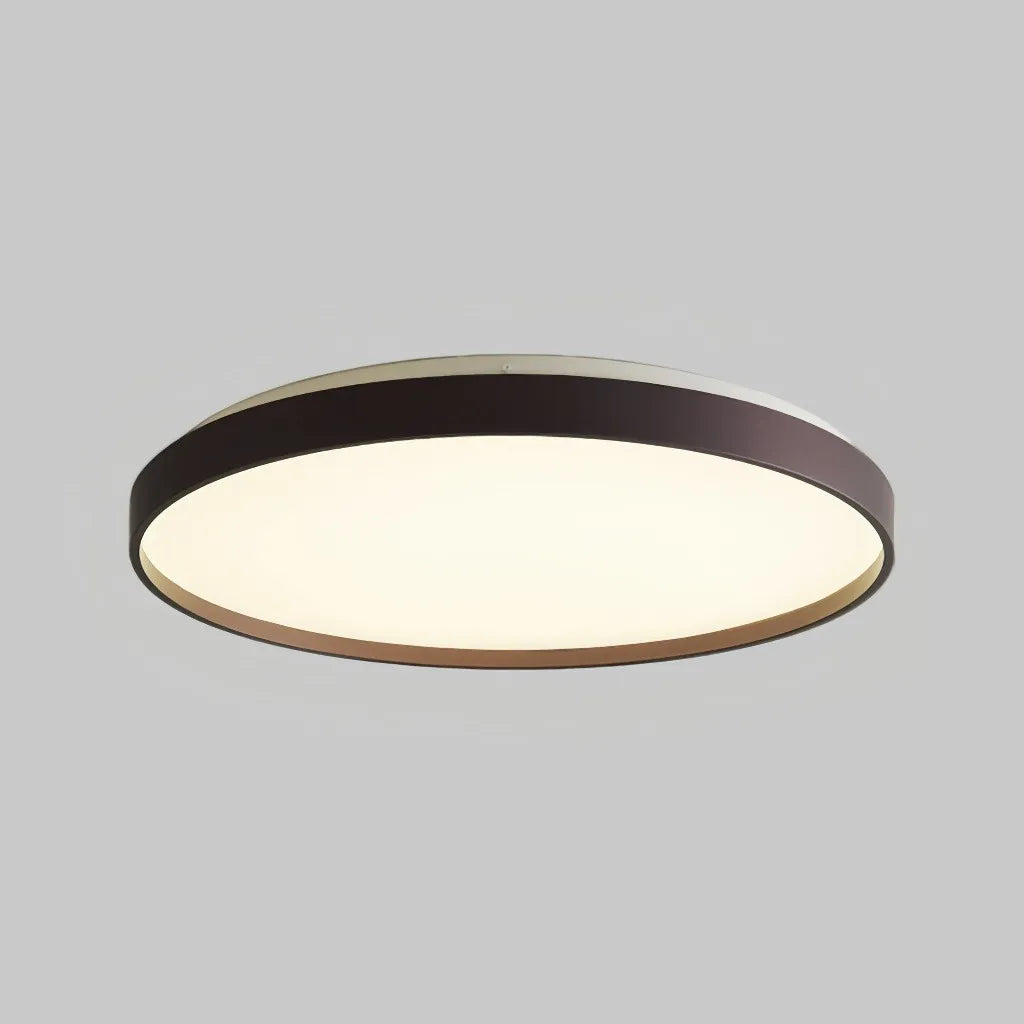 Plafoniera LED circolare dimmerabile dal design minimal per camera da letto