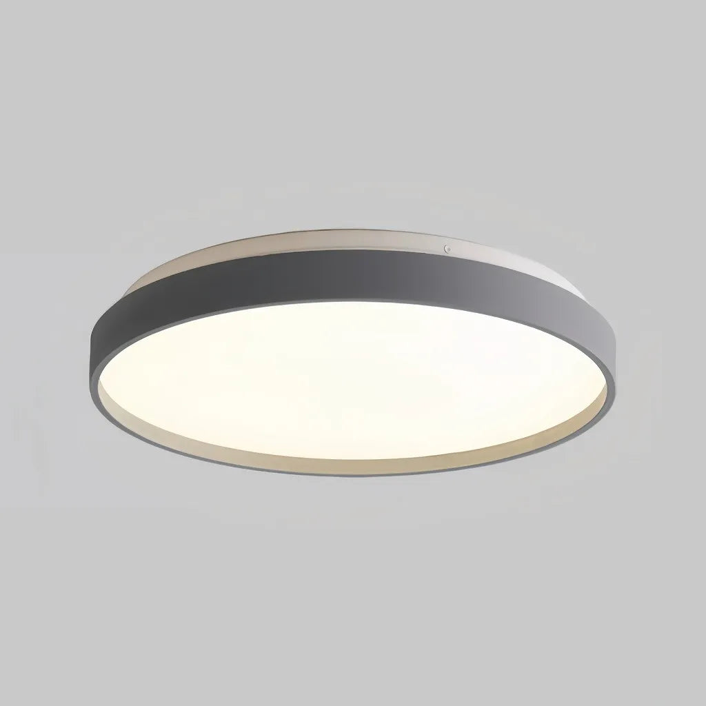 Plafoniera LED circolare dimmerabile dal design minimal per camera da letto