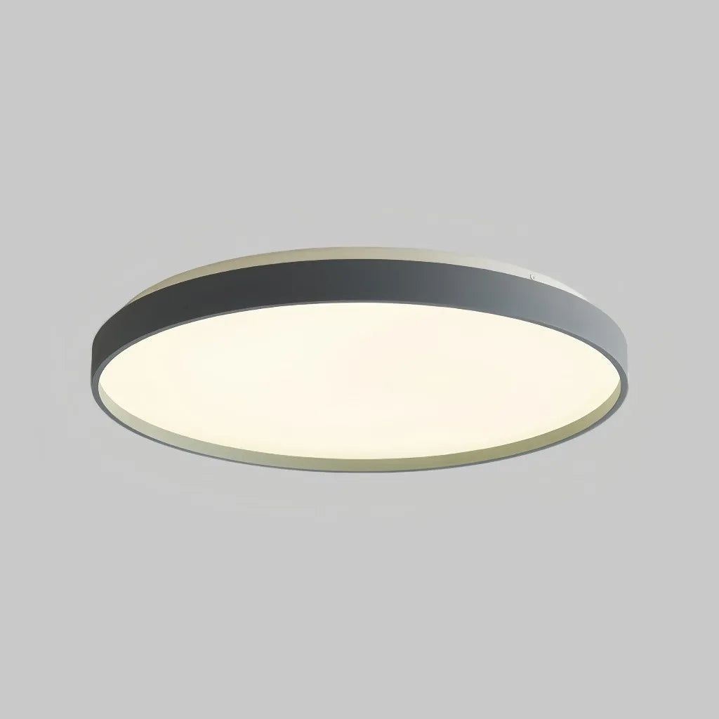 Plafoniera LED circolare dimmerabile dal design minimal per camera da letto