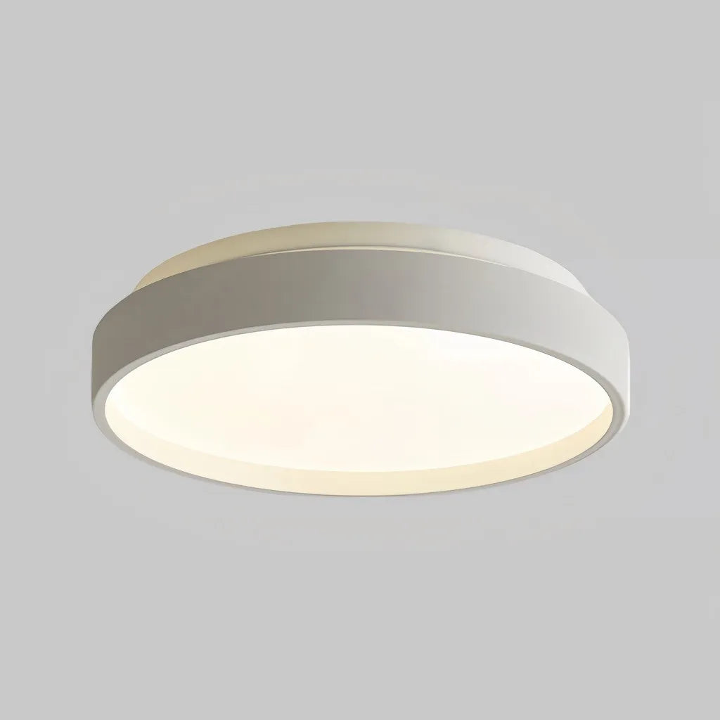 Plafoniera LED circolare dimmerabile dal design minimal per camera da letto
