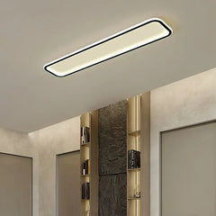 Plafoniera LED rettangolare dimmerabile stile minimal per corridoio
