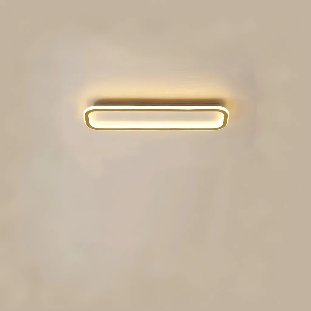 Plafoniera LED rettangolare dimmerabile stile minimal per corridoio