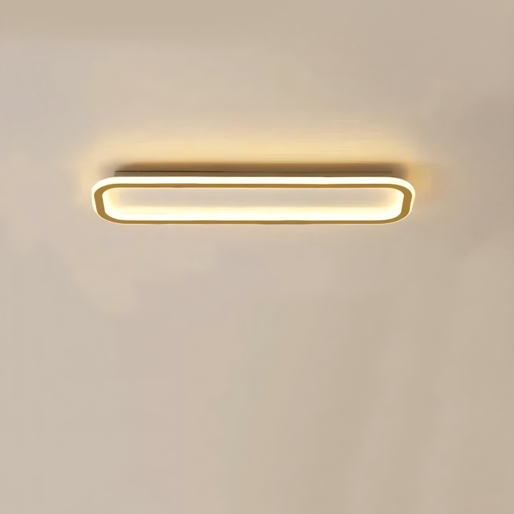 Plafoniera LED rettangolare dimmerabile stile minimal per corridoio