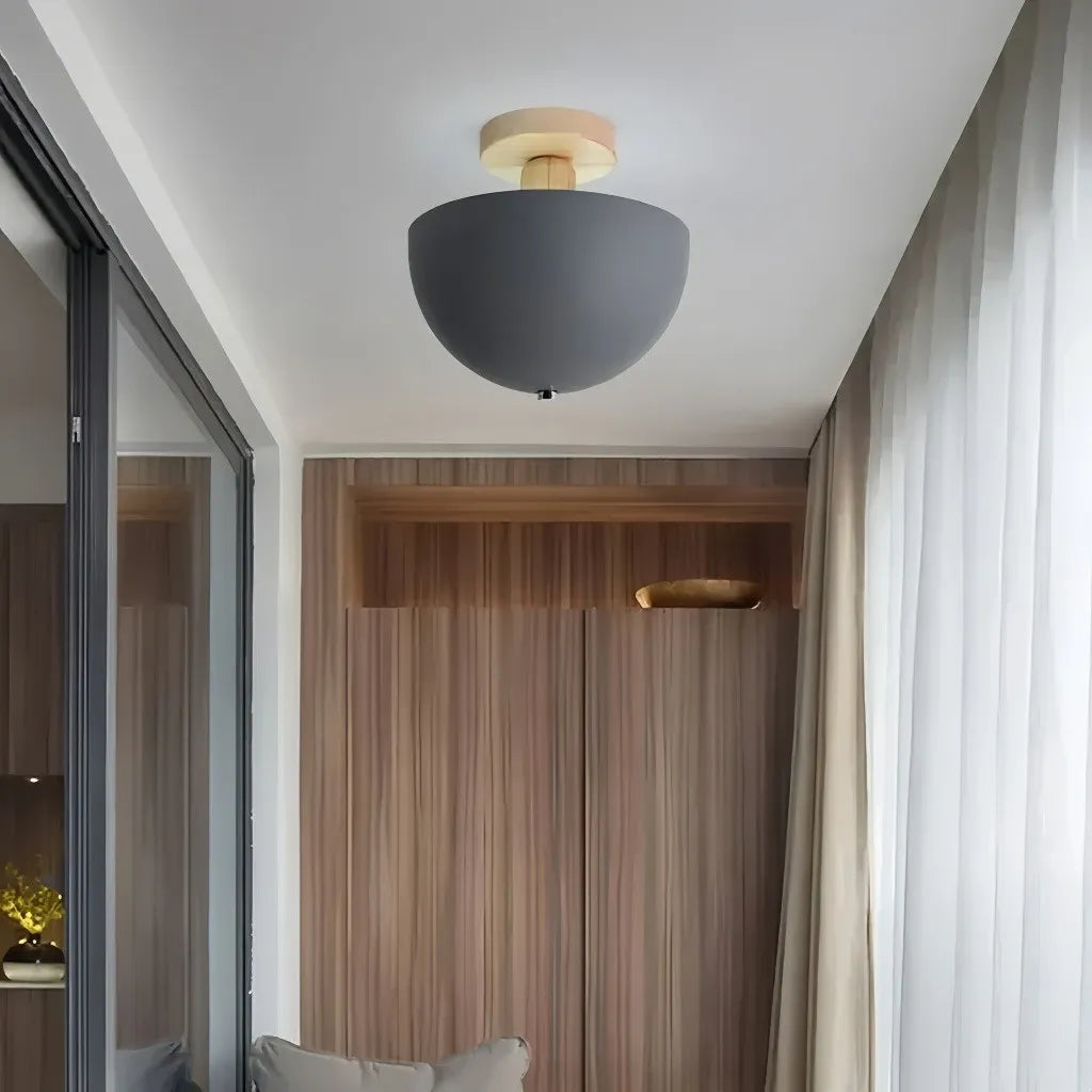 Plafoniera per ingresso e corridoio a cupola dal design nordico dimmerabile