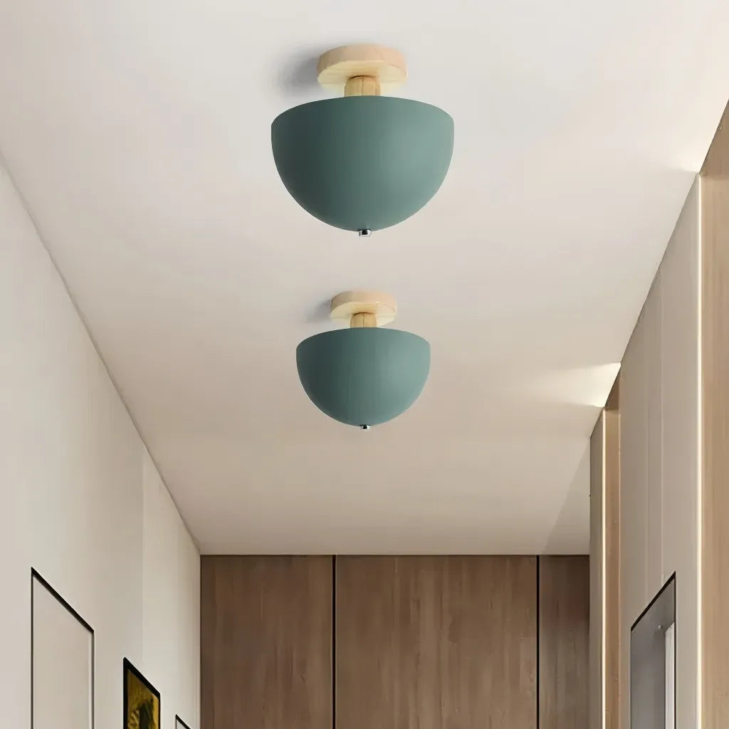 Plafoniera per ingresso e corridoio a cupola dal design nordico dimmerabile