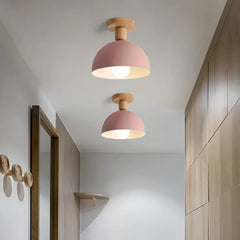 Plafoniera per ingresso e corridoio a cupola dal design nordico dimmerabile