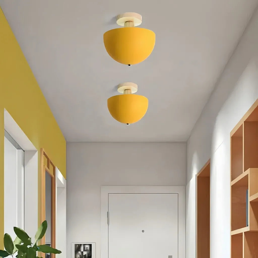 Plafoniera per ingresso e corridoio a cupola dal design nordico dimmerabile