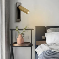 Applique da incasso rettangolare LED con faretto orientabile da lettura