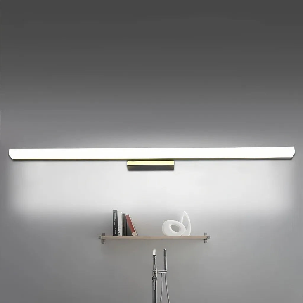 Applique LED da specchio in metallo dal design lineare minimalista dimmerabile