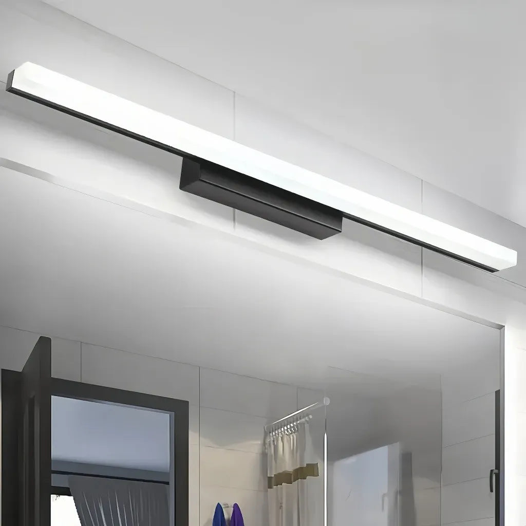 Applique LED da specchio in metallo dal design lineare minimalista dimmerabile