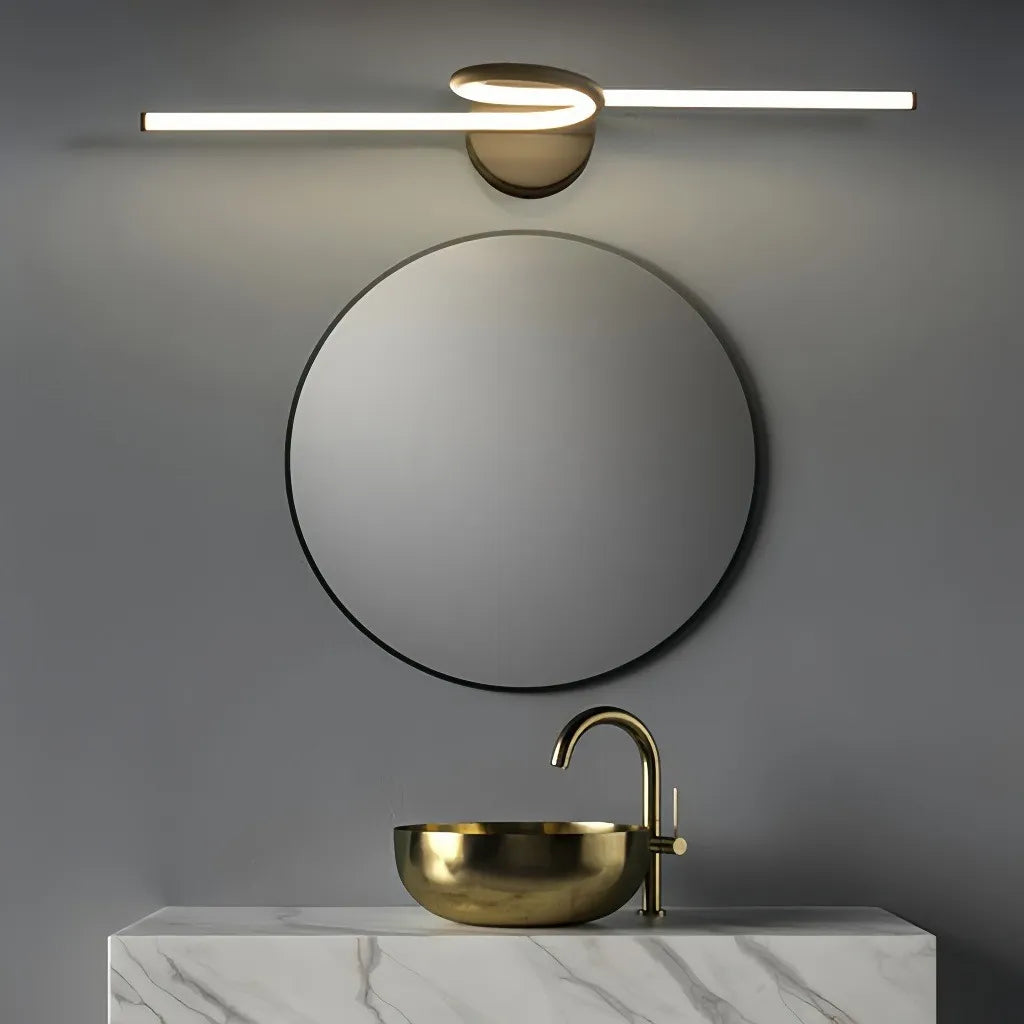 Applique da specchio LED dal design lineare moderno dimmerabile