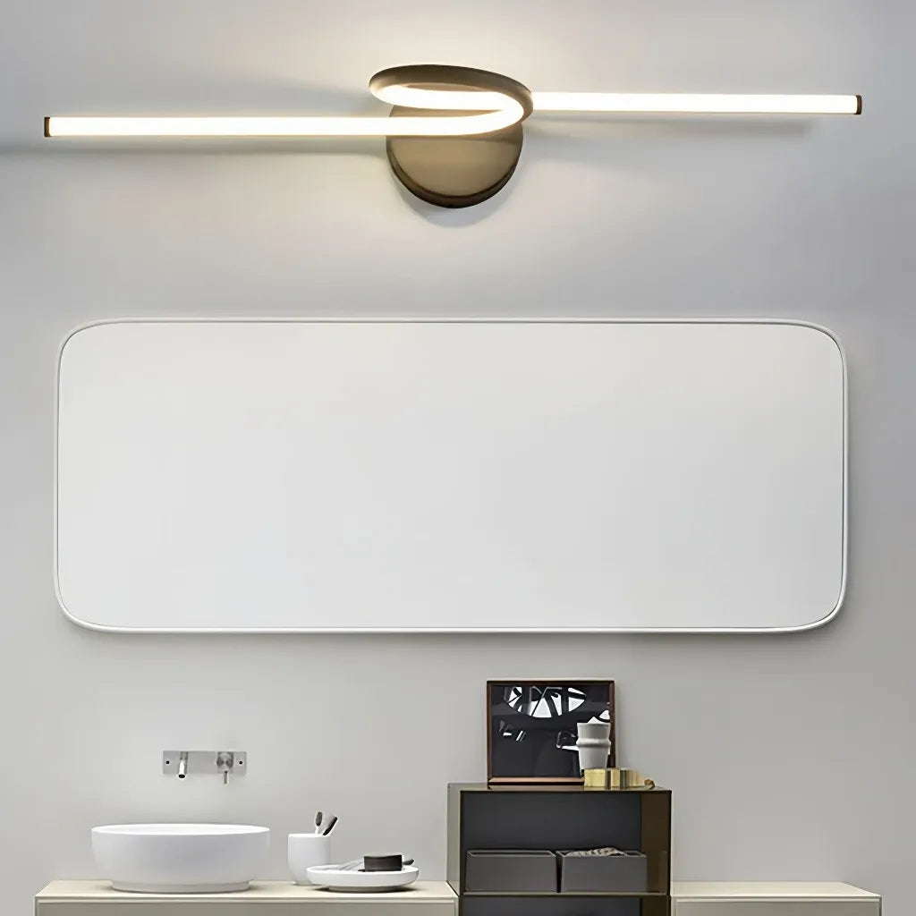 Applique da specchio LED dal design lineare moderno dimmerabile