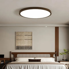 Plafoniera LED in legno stile nordico dimmerabile per camera da letto