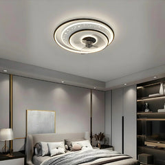 Plafoniera con ventilatore silenzioso LED dimmerabile per camera da letto