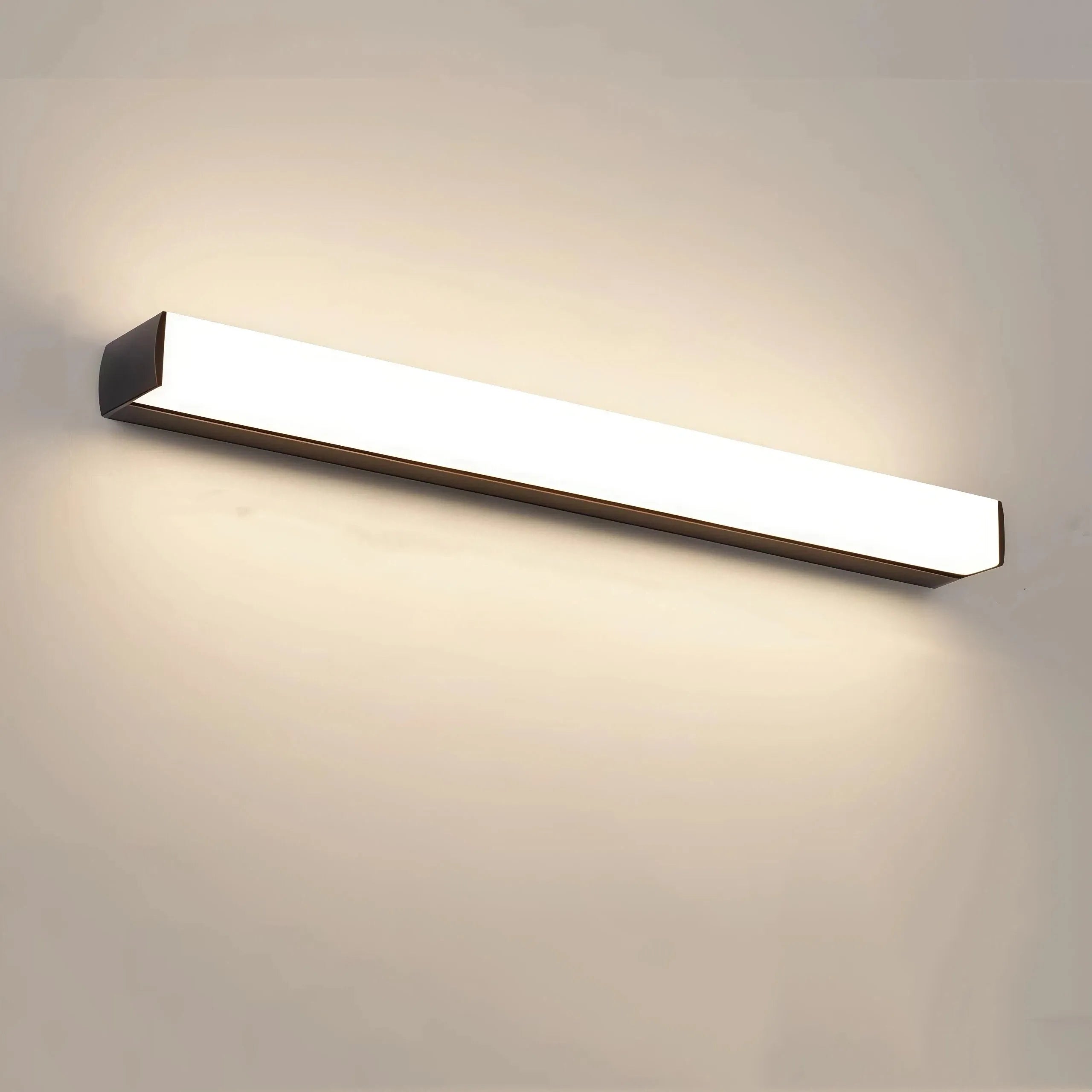 Applique per specchio da bagno minimale con corpo lineare e LED dimmerabile
