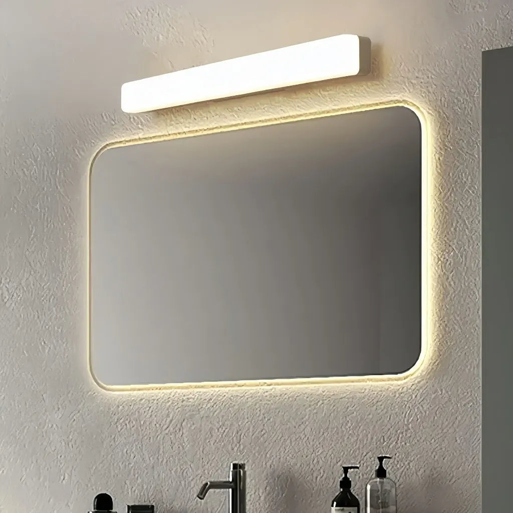 Applique da parete minimalista lunga per specchio da bagno con LED dimmerabile