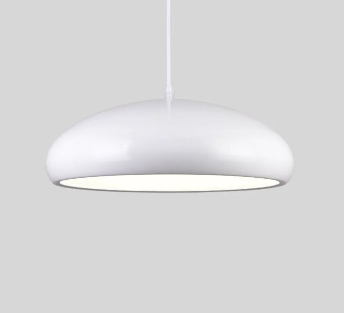 Lampadario a sospensione a cupola moderno in metallo per sala da pranzo