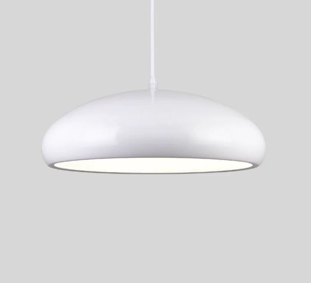 Lampadario a sospensione a cupola moderno in metallo per sala da pranzo