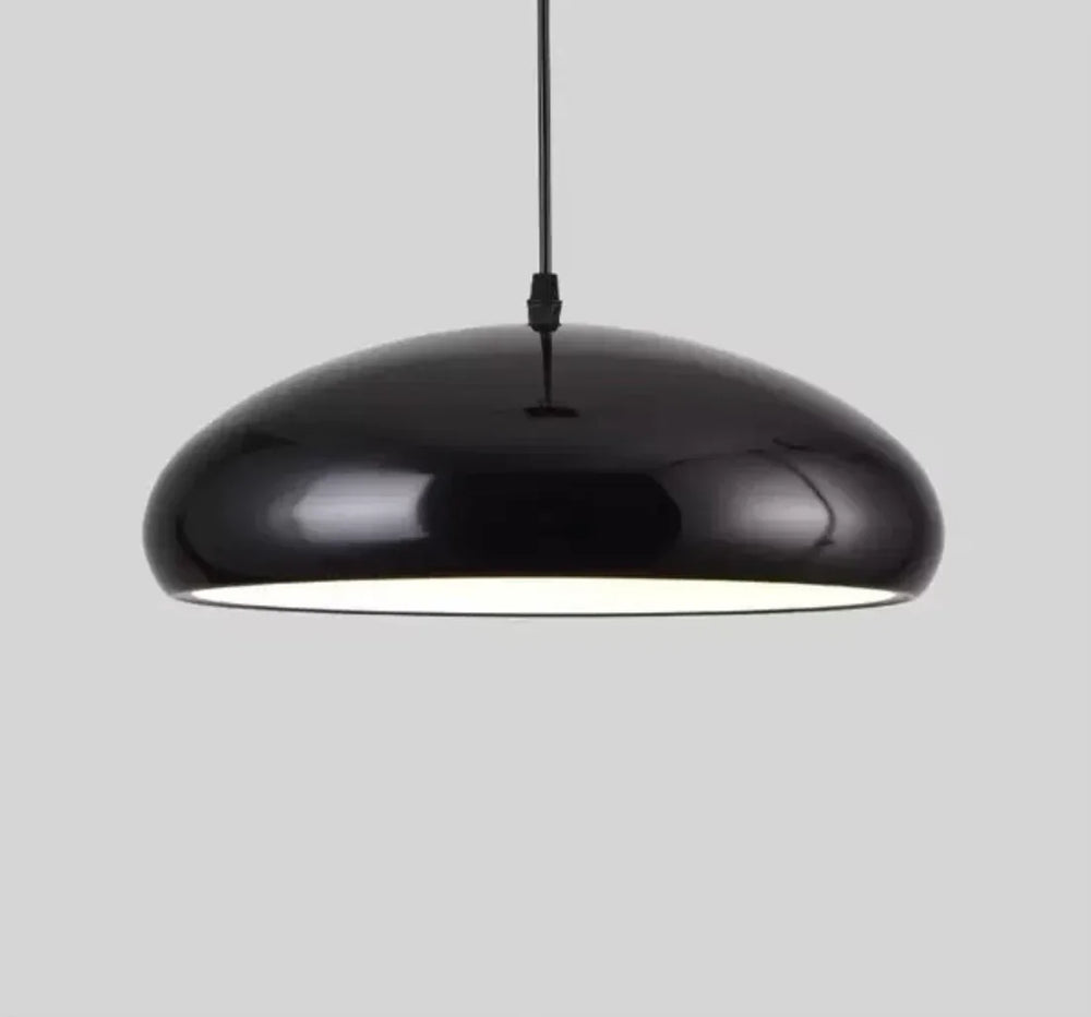 Lampadario a sospensione a cupola moderno in metallo per sala da pranzo