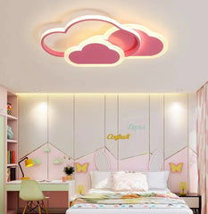 Plafoniera LED a nuvola per cameretta dimmerabile con luce morbida e uniforme