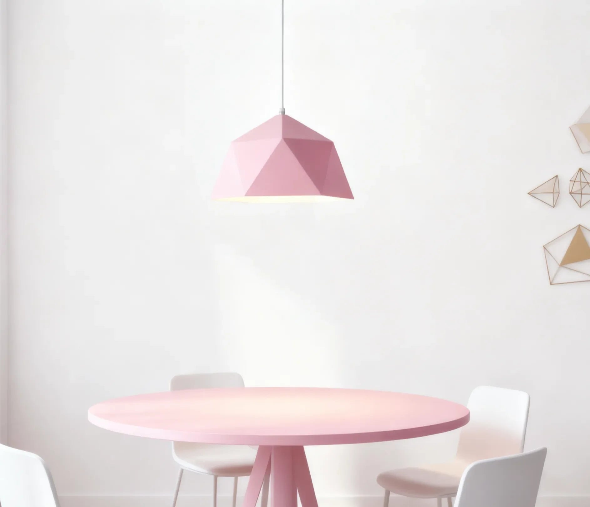 Lampadario a campana moderno in metallo dal design geometrico per la sala da pranzo