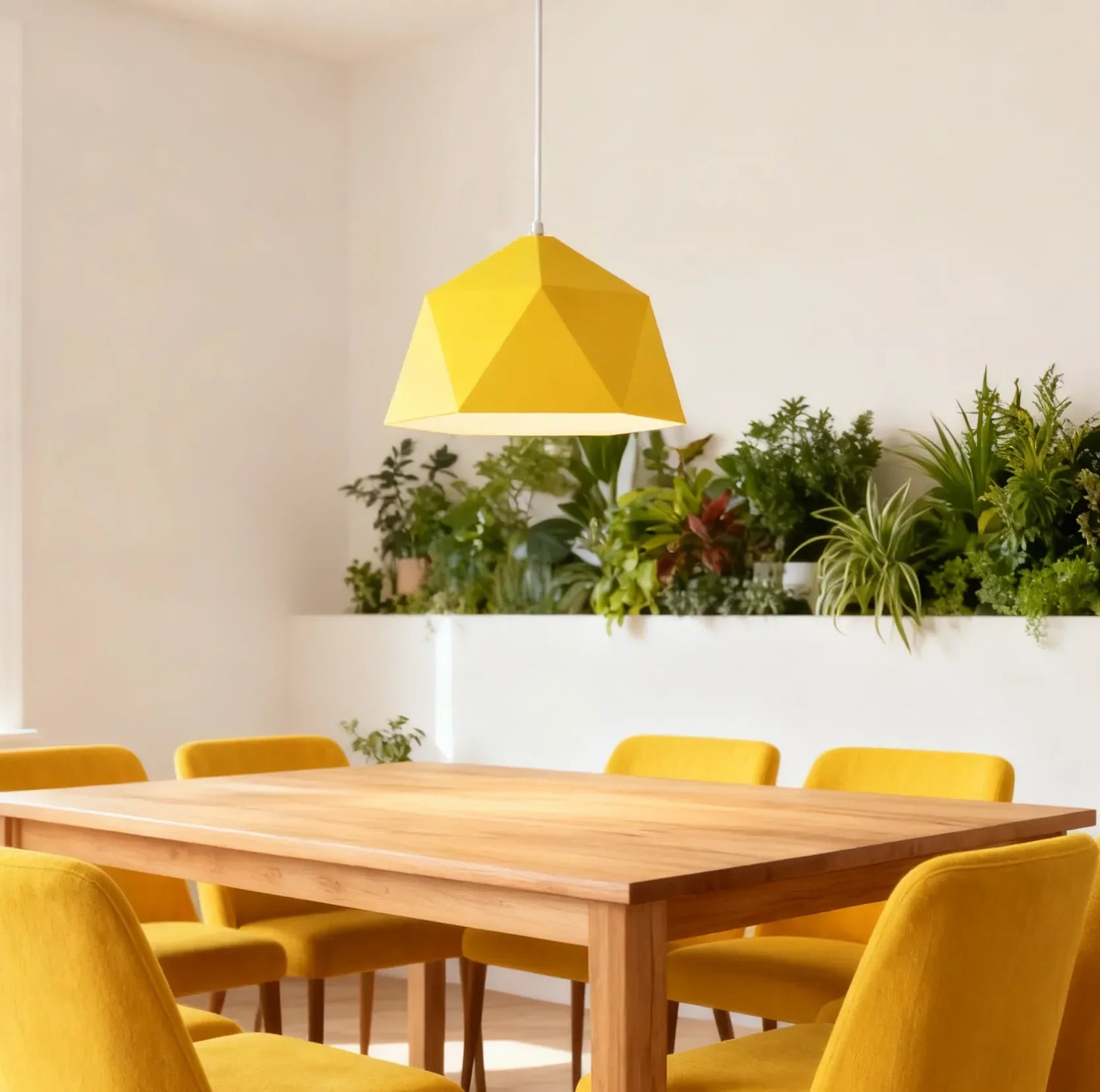 Lampadario a campana moderno in metallo dal design geometrico per la sala da pranzo